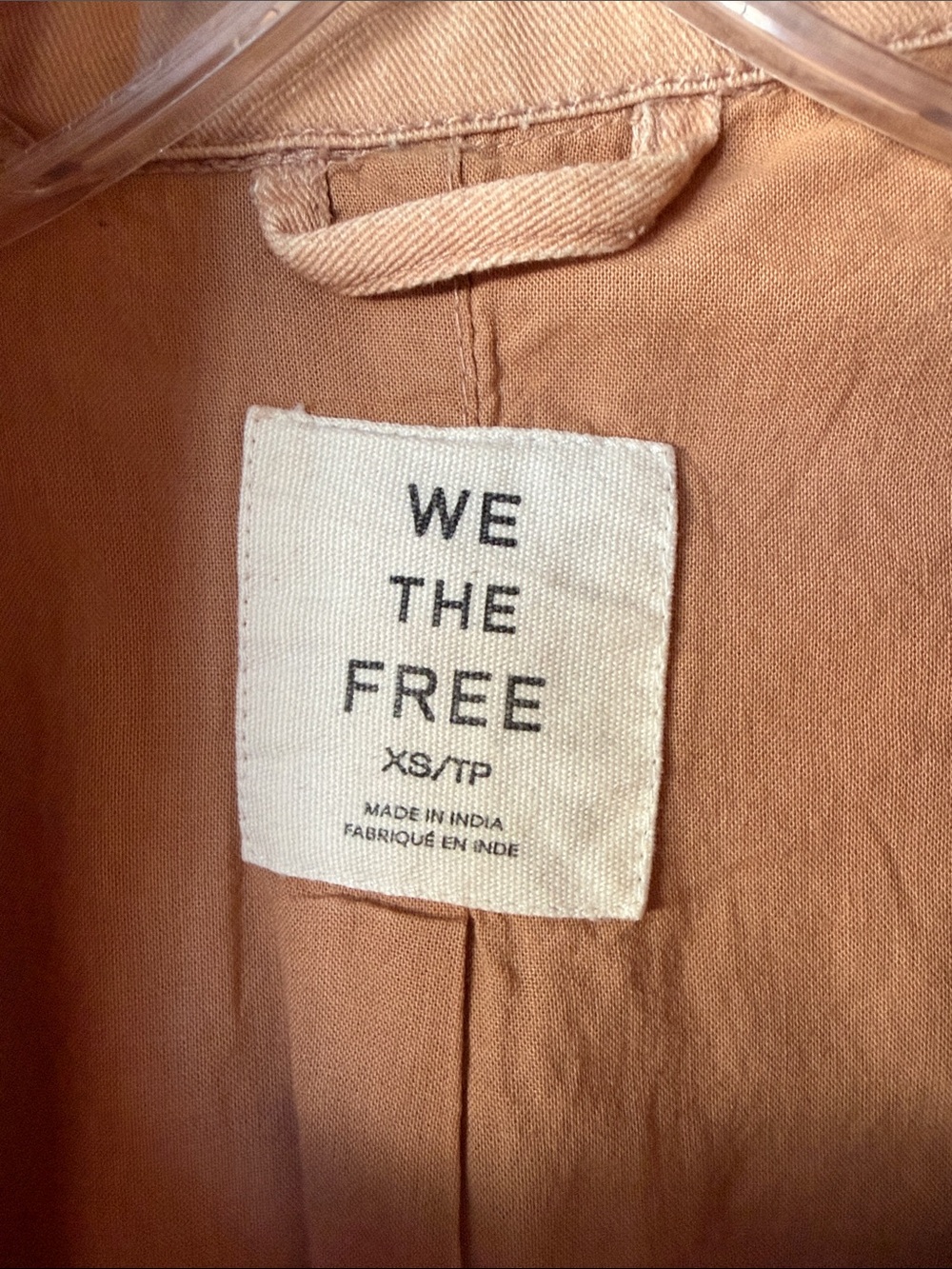 We The Free Beige Painted Floral & Graphic Jean Jacket - Picture 2 of 5